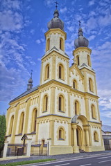 Fototapeta na wymiar Monumental Church of St. Aegidius in Bardejov old city