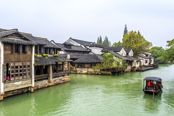 Fototapeta na wymiar China ancient town, Wuzhen