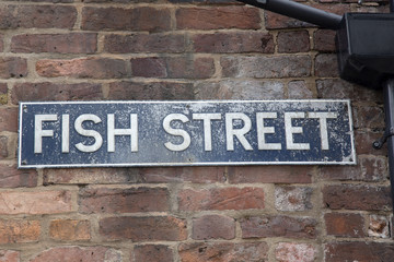 Fish Street Sign