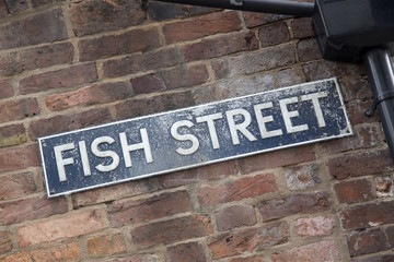 Fish Street Sign