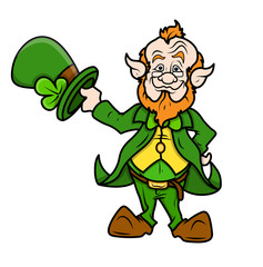 Old Leprechaun Character
