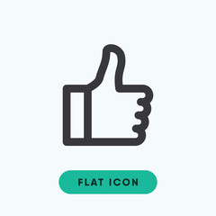 Fototapeta premium Like symbol vector icon