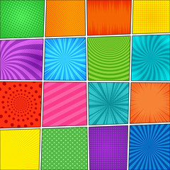 Comic book page composition