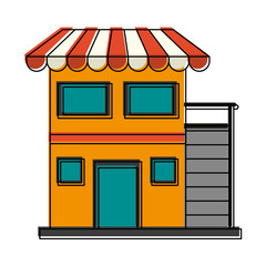 store or shop icon image vector illustration design