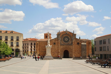 Obraz premium Plaza De Santa Teresa De Jesus, Avila, Spain 