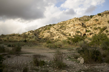 hiking landscapes in almeria