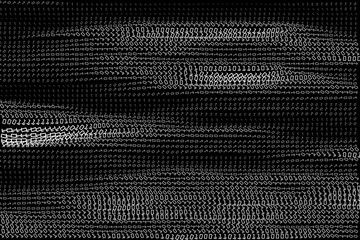 Generative data digital stream background. Vector illustration. Concept of blockchain, fintect, big data, hacking, AI