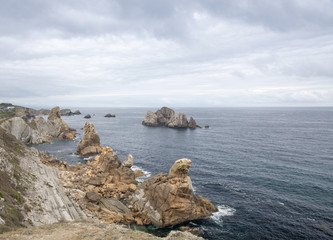 Fototapeta na wymiar Cantabria, Costa Quebrada