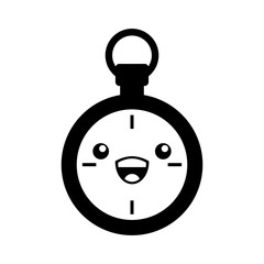 cartoon compass camping travel cartoon vector illustration