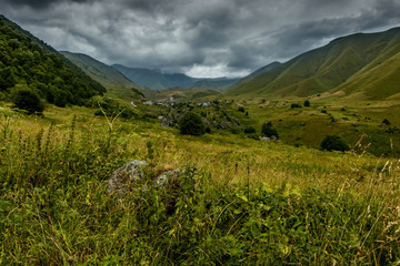 Obraz premium Georgia, village of Roshca