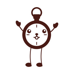 cartoon compass camping travel cartoon vector illustration