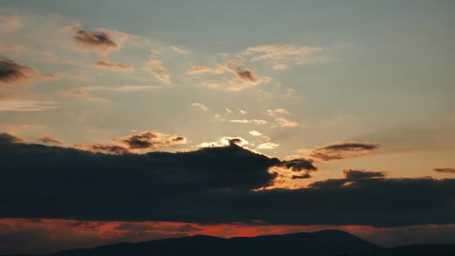 sunset time lapse