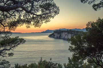 Zachód słońca Adriatyk, Chorwacja, Makarska © Grafik-Komputerowy