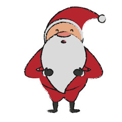 santa claus christmas related icon image vector illustration design