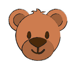 teddy bear icon image vector illustration design