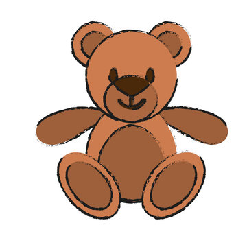 teddy bear icon image vector illustration design