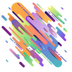 Abstract color shapes