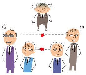 社員の派閥に困る上司