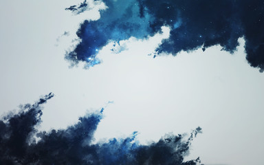 Creative layout made of nebula. Elements of this image furnished by NASA