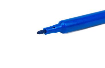 Blue felt pen