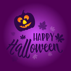 happy halloween greeting card