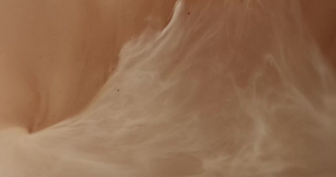 Making coffee with milk video
