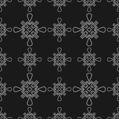Seamless abstract ornamental pattern. Template for design