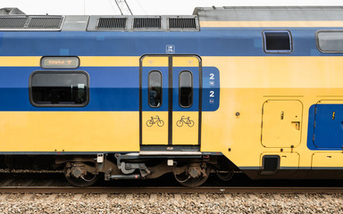 The door for bike in Intercity train,Netherlands