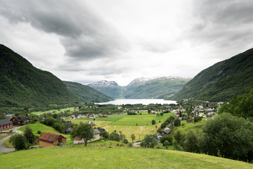 Fototapeta na wymiar The Countryside in Norway