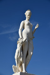 Statue de Diane au jardin des Tuileries à Paris, France