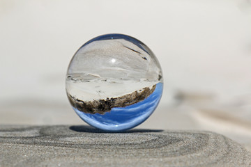Blavand Düne mit Glaskugel