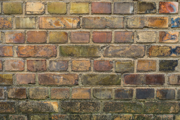 Old brick wall texture surface as background