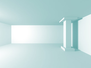 Abstract Modern White Architecture Background