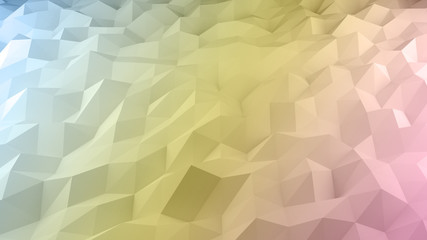 Abstract background of polygons pastel multi color background for wall paper.