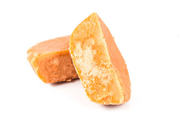 home made organic brown sugar made from coconut tree