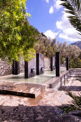 Piscine du Parc Hydrothermal Negombo , Ischia, golfe de Naples, région de Campanie, Italie