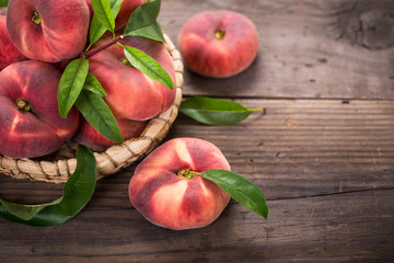 Flat saturn peaches © pilipphoto