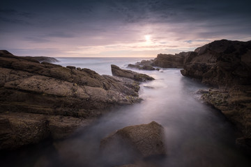 Ruhige Abendstimmung am Meer