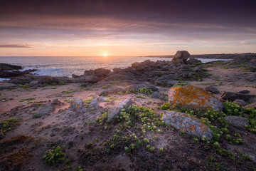 Friedliche Abenstimmung am Atlantik