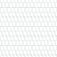 White seamless cubic pattern