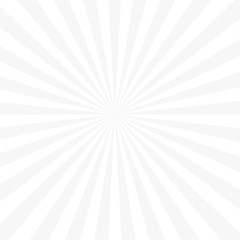 Trendy white background with sun rays