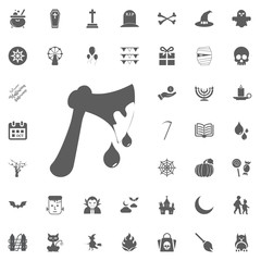 halloween icon set.
