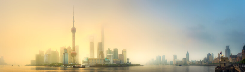 Fototapeta premium Shanghai skyline cityscape