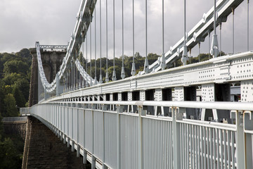 Menai Suspension Bridge; Anglesey; Wales