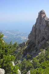 View on the mountain Aipetry