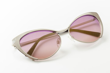 Fashion sunglasses isolated on white