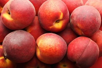 Fototapeta na wymiar Sweet nectarines fruit background