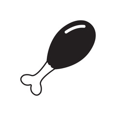 Chicken leg icon