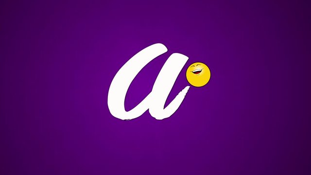 Learning to write vowels aeiou 