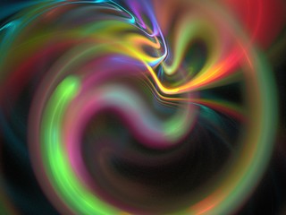 abstract decorative rainbow
